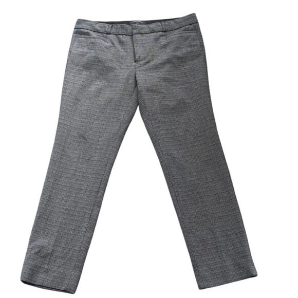 Banana Republic Gray Checkered Trousers | Women’s Size 8 | Classic Work Pants - Picture 1 of 3